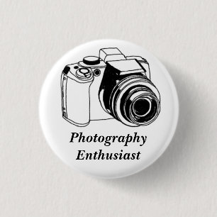 Photography Enthusiast 3 Cm Round Badge