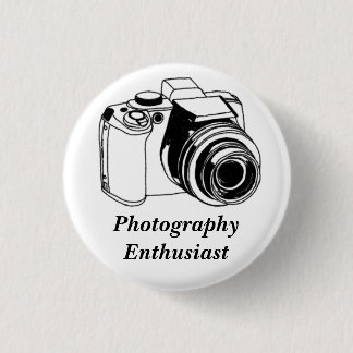 Photography Enthusiast 3 Cm Round Badge