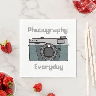 Photography Everyday Camera Photo Napkins