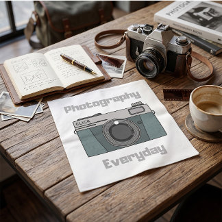 Photography Everyday Camera Photo Napkins