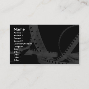 Photography, Flim, Entertainment Business Card