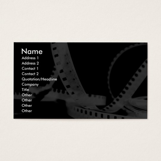 Photography, Flim, Entertainment Business Card