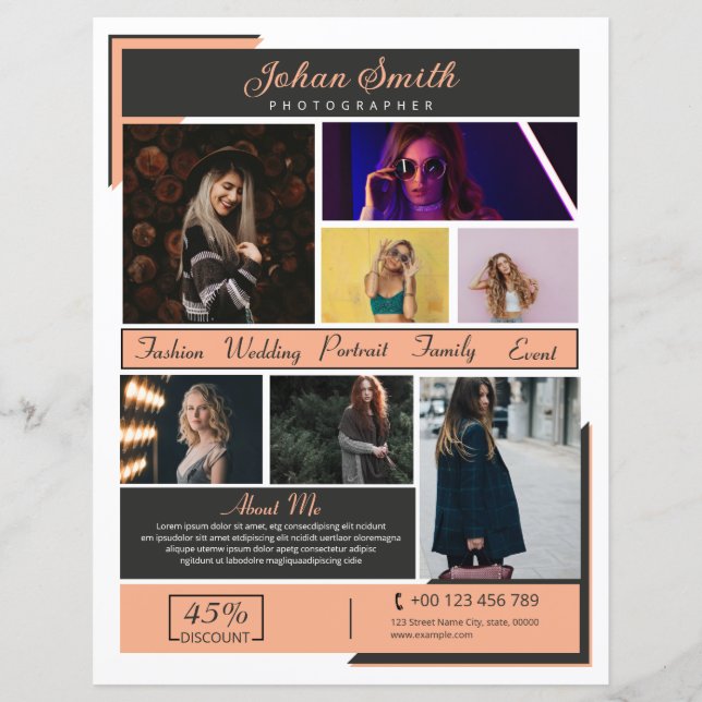 Photography Flyer Template (Front)