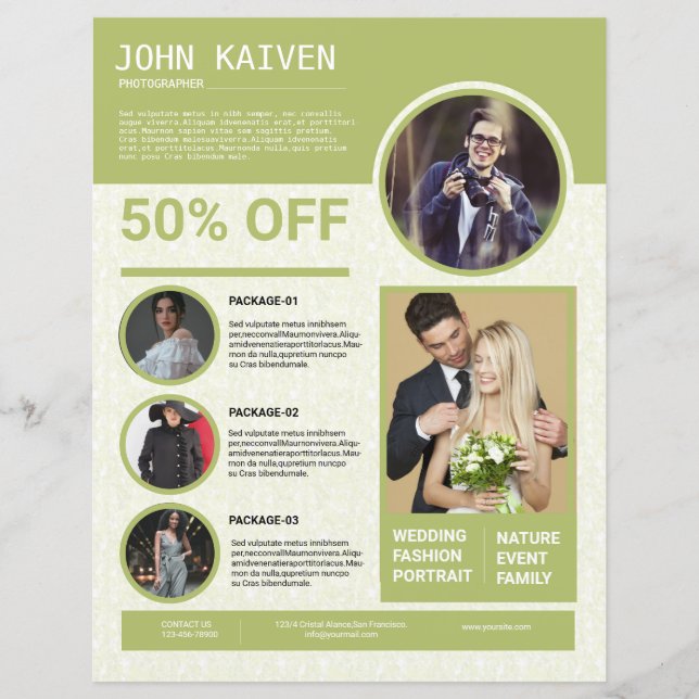 Photography Flyer Template (Front)