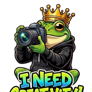 Photography Frog King - I Need Creativity T-Shirt