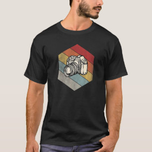 Photography Geometric Distressed Vintage Retro Sty T-Shirt
