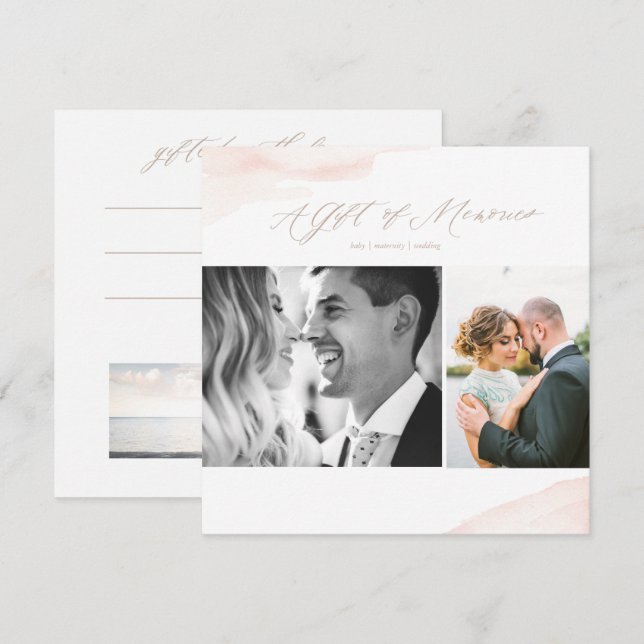 Photography Gift Certificate Template (Front/Back)