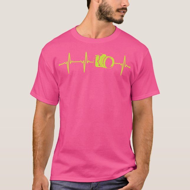 Photography Heartbeat 	 For Photographers T-Shirt (Front)
