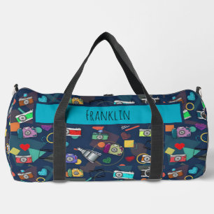 Photography I Custom Name Duffle Bag