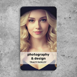 Photography Instagram QR Business Card