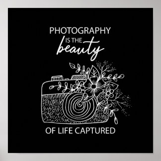 Photography Is The Beauty Of Life Captured Poster