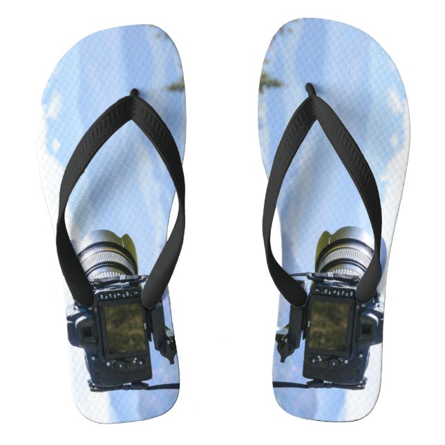 Photography Landscape Nature Custom Created Flip Flops (Footbed)