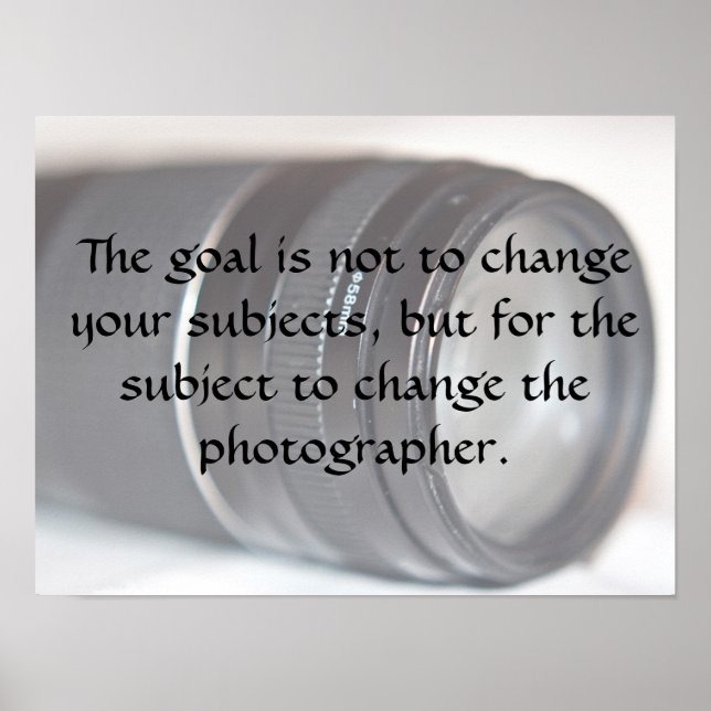 Photography Lens Poster (Front)