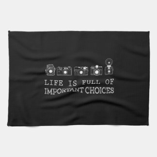 Photography | Life Is Full Of Important Choices Tea Towel