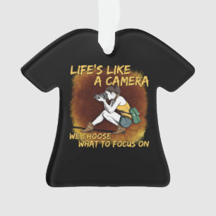 Photography - Life Like A Camera Photographer Ornament