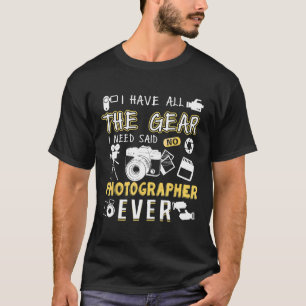 Photography Lover Gift Tee Shirt Funny Camera Phot