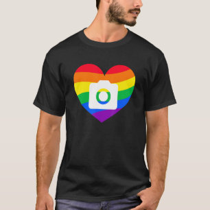 Photography Lover, Photographer Gift, Rainbow Came T-Shirt
