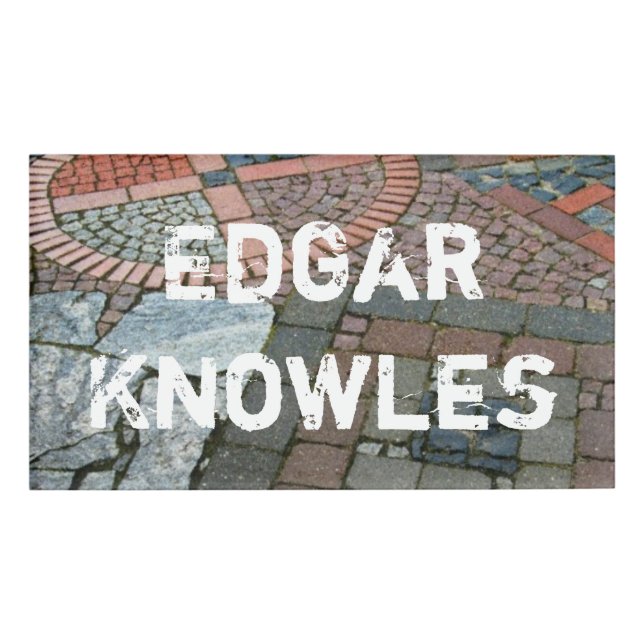 Photography - MIX STONE WAY + your Name Tag (Front)