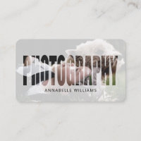 Photography Modern Photo Business Card