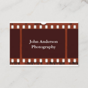 Photography Negative  Business Card