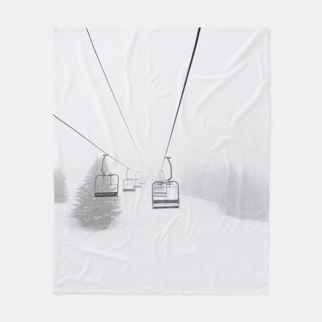 PHOTOGRAPHY OF CABLE CAR FLEECE BLANKET (Front)