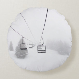 PHOTOGRAPHY OF CABLE CAR ROUND CUSHION