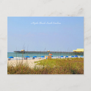Photography of Pier, Myrtle Beach, South Carolina Postcard
