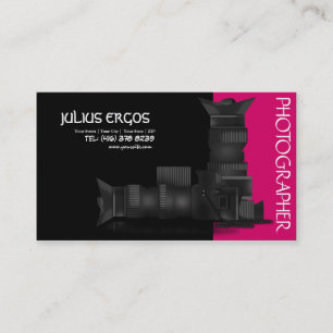 Photography Photographer Camera Business Card