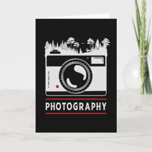 Photography Photographer Camera Lens Funny Gift Card