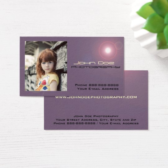 Photography Photographer Photo Business Card