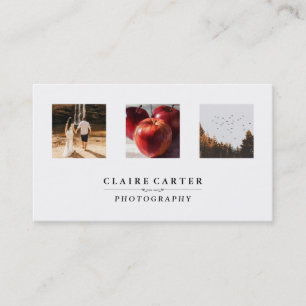Photography Photographer Portfolio Business Card