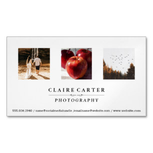 Photography   Photographer Portfolio Magnetic Business Card