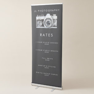 Photography Photographer Studio Price Promotion Retractable Banner