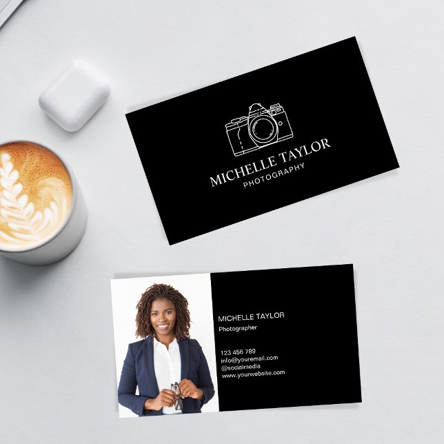 Photography Professional Photographer Camera Business Card (Creator Uploaded)