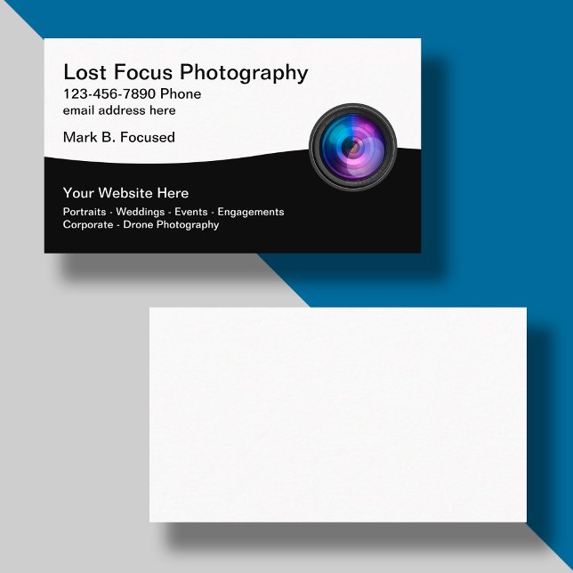 Photography Services Local Photographer Business Card (Creator Uploaded)