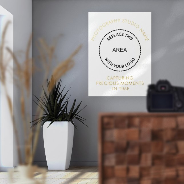 Photography Studio Name Logo Quote Foil Prints (Creator Uploaded)