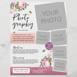  Photography Studio / Wedding Photography Flyer