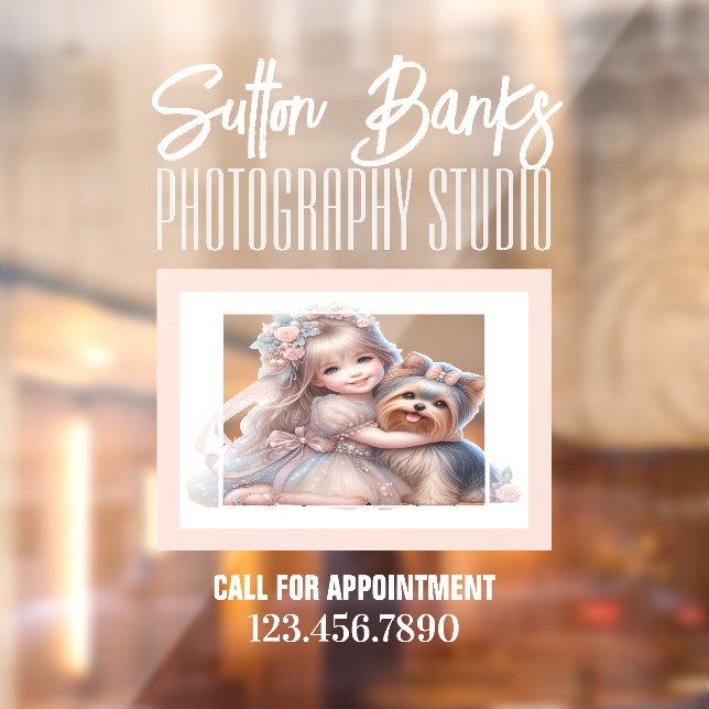 Photography Studio Window Cling (Sheet 2)