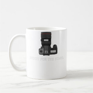 Photography Tshirt - Shoot For The Stars Camera Te Coffee Mug