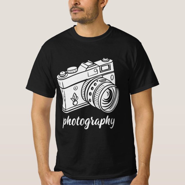 Photography unique t-shirt design (Front)