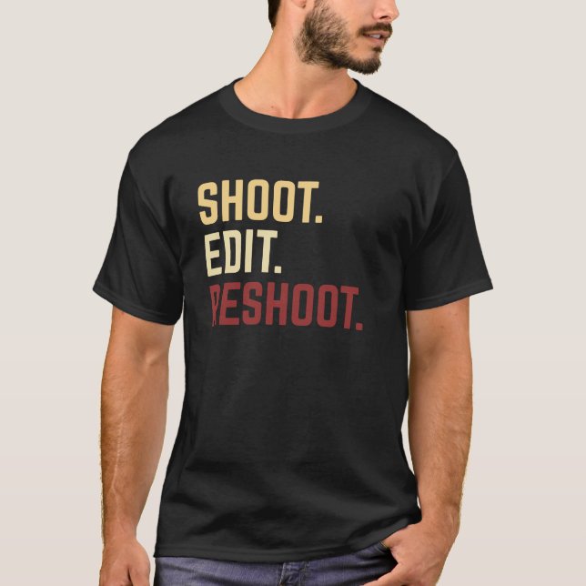 Photography & Videography Enthusiast Tee (Front)