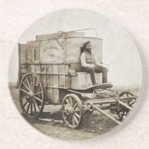 Photography Wagon of Roger Fenton Photo Realism Coaster