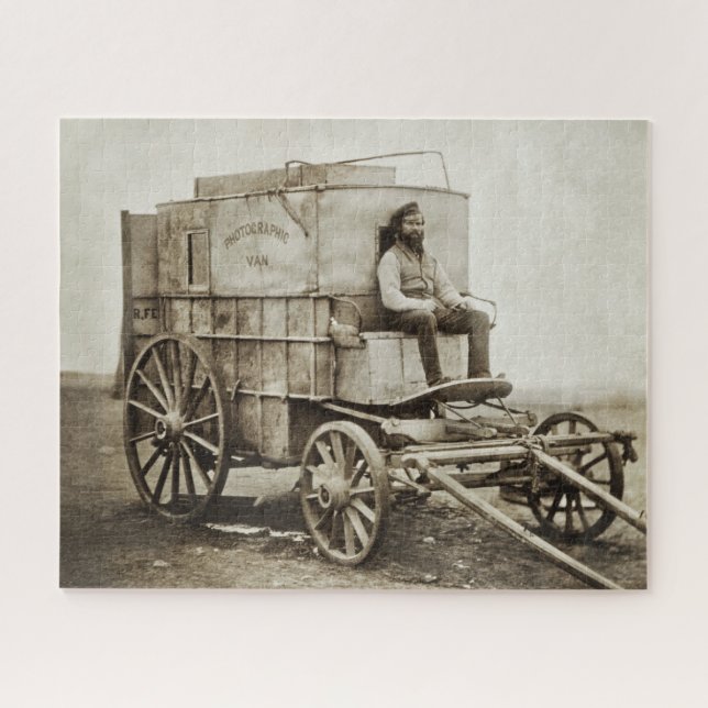 Photography Wagon of Roger Fenton Photo Realism Jigsaw Puzzle (Horizontal)