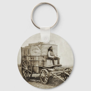 Photography Wagon of Roger Fenton Photo Realism Key Ring