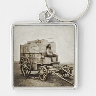 Photography Wagon of Roger Fenton Photo Realism Key Ring