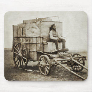 Photography Wagon of Roger Fenton Photo Realism Mouse Mat