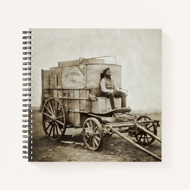 Photography Wagon of Roger Fenton Photo Realism Notebook (Front)