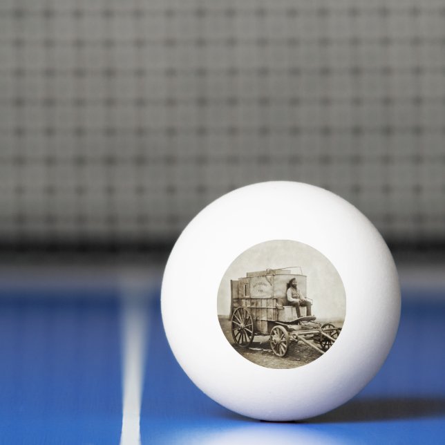Photography Wagon of Roger Fenton Photo Realism Ping Pong Ball (Net)