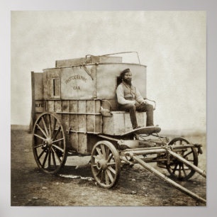 Photography Wagon of Roger Fenton Photo Realism Poster