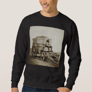 Photography Wagon of Roger Fenton Photo Realism Sweatshirt